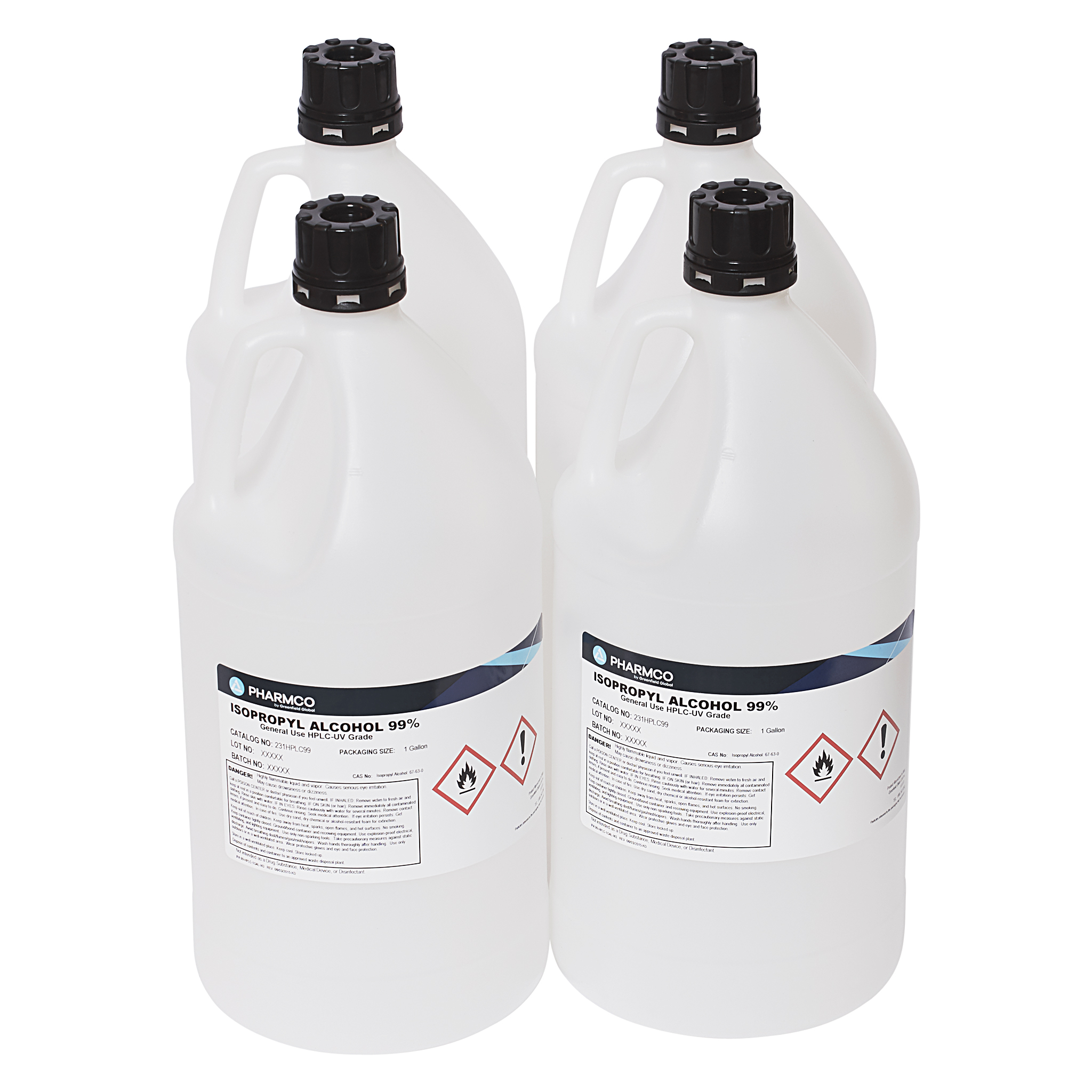 CleanPro® 99% IPA Isopropyl Alchohol, Case of 4 Gallons